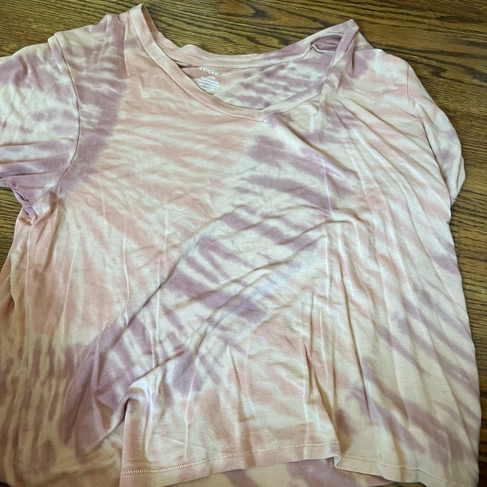 Light Colored Tie Dye T-Shirt Short Sleeve